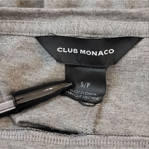 Club Monaco Gray Twansia Wrap Dress Tie Front Size Small - Picture 7 of 9